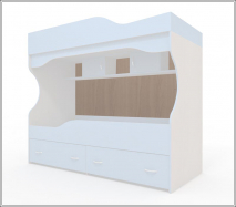 Комплект двухъярусной кровати Чибис-2