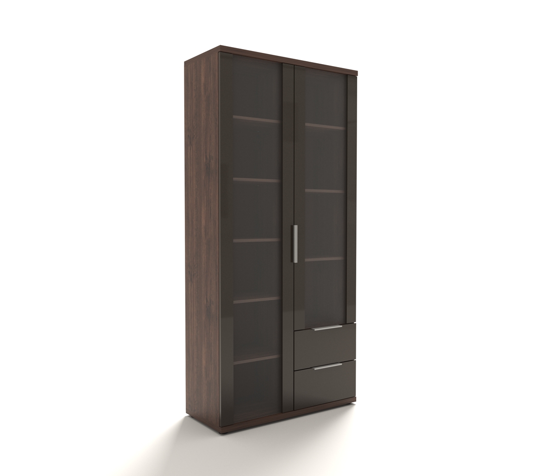 Шкаф-витрина двустворчатый