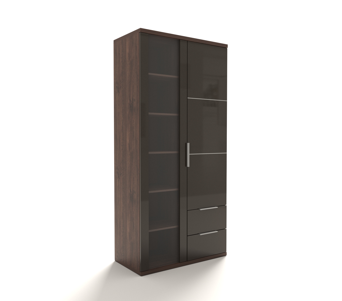 шкаф-витрина двустворчатый