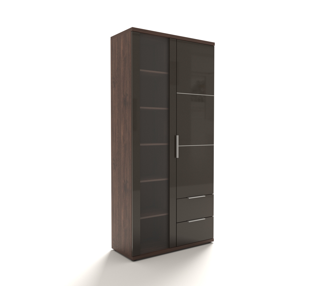 шкаф-витрина двустворчатый