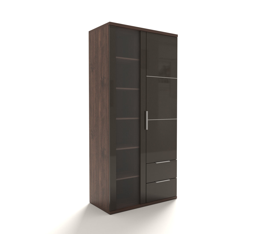 шкаф-витрина двустворчатый