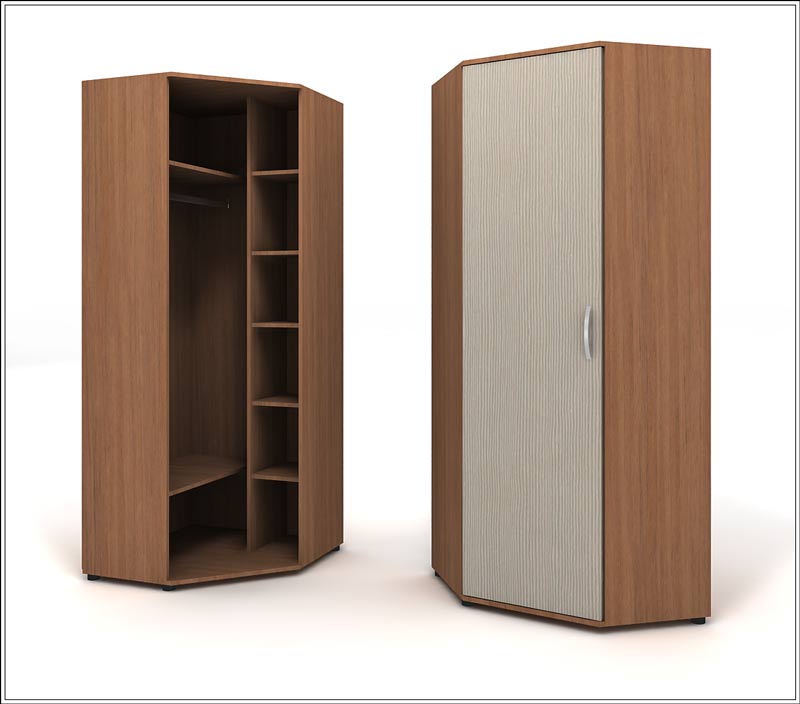 Шкаф 1-ств. угловой Шарм