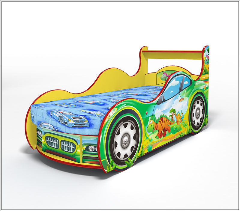 Кровать-машина Дракоша без ящика