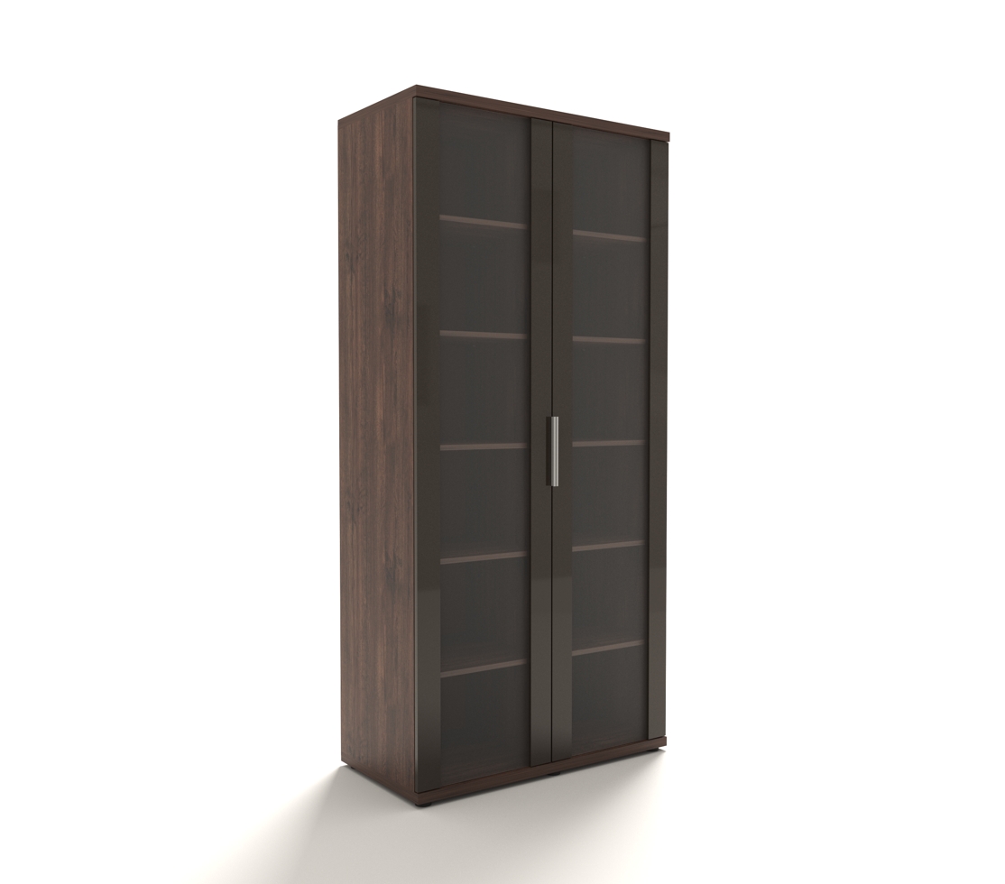 Шкаф-витрина двустворчатый