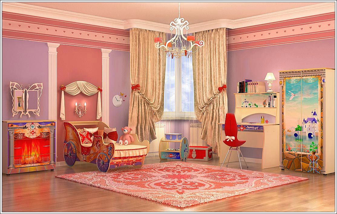 Комната для принцессы дизайн