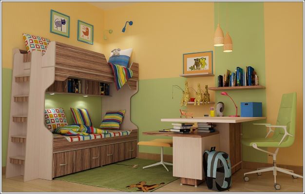 Комплект двухъярусной кровати Стриж-2