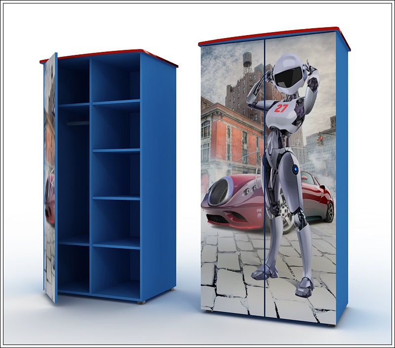 Шкаф 2-ств. Роботы