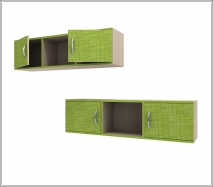 Полка навесная Колибри, 2 фасада