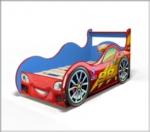 Кровать-машина Тачки с ламелями