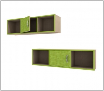 Полка навесная Колибри, с фасадом