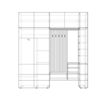 набор из шкафов в коридор