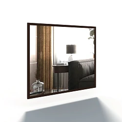 зеркало в деревянной раме