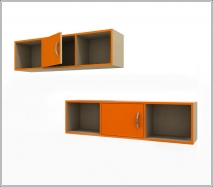 Полка навесная Колибри, с фасадом