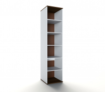 шкаф 48 см с стеклянной дверью