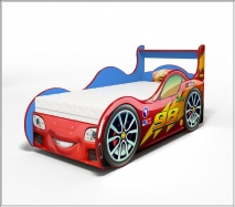 Кровать-машина Тачки с ламелями