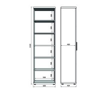 шкаф одностворчатый