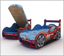 Кровать-машина Роботы с ящиком