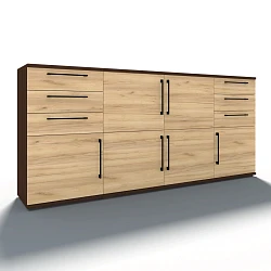 Комод Чили 6-дверный, 6 ящиков