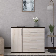 Комод Бали, дверца, 3 ящика