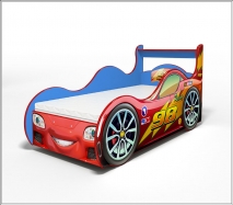 Кровать-машина Тачки с ламелями