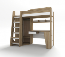 кровать чердак