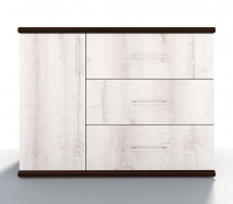 Комод Бали, дверца, 3 ящика