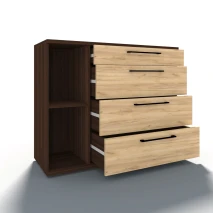 Комод Чили, дверца, 4 ящика