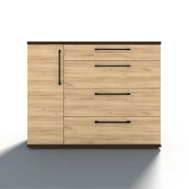 Комод Чили, дверца, 4 ящика