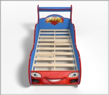 Кровать-машина Тачки с ламелями