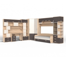 Полка навесная Орион-2, 2 фасада