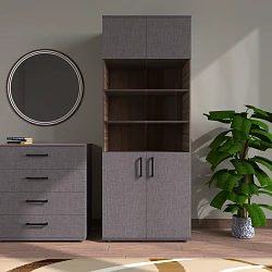 Шкаф-витрина 2-ств. Верона глубокий