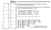 Блок 3 малых внутренних ящика Эвия