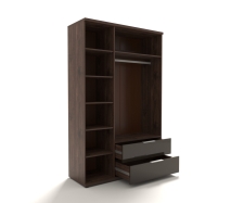 шкаф-витрина трёхстворчатый