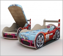 Кровать-машина Роботы с ящиком