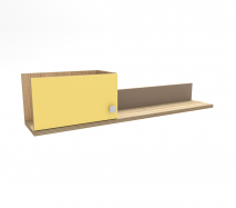 полка с фасадом