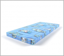 Кровать-машина Тачки с ламелями