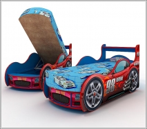 Кровать-машина Роботы с ящиком