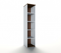 Витрина 1-ств. Эвия, фасад стекло