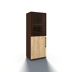 Шкаф-витрина 1-ств. 2-дв. Чили, проф. МДФ