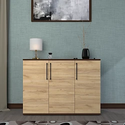 Комод Чили 3-дверный, полки