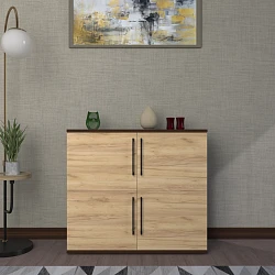 Комод Чили 4-дверный, полки