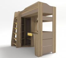 кровать чердак