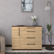 Комод Чили, дверца, 4 ящика