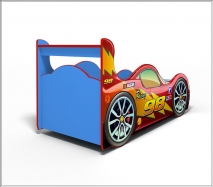 Кровать-машина Тачки с ящиком