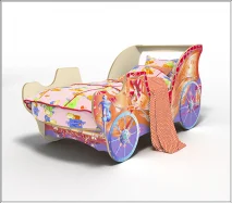 Кровать-карета Принцесса с ящиком