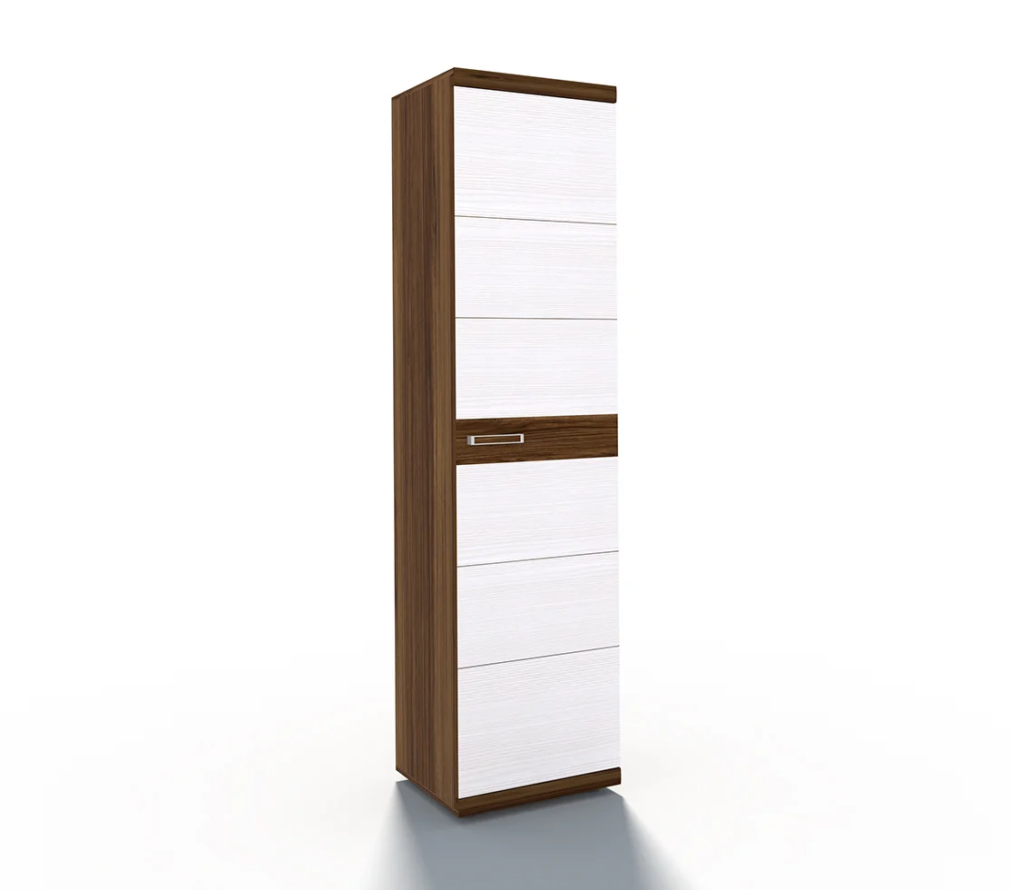 Шкаф 1-ств.узкий Дрезден, полки, штанга, ящ