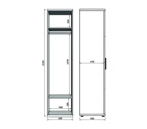 шкаф одностворчатый