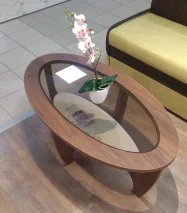 Журнальный стол овальный