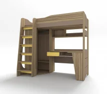 кровать чердак с мебелью