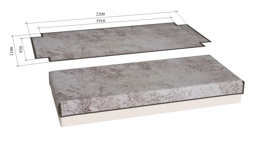 Диван-кровать Орион-1, 2 ящика